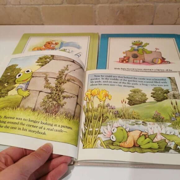 Muppet Babies Books Set of 3 Vintage Jim Henson Kids Stories Miss Piggy Kermit - Picture 7 of 9